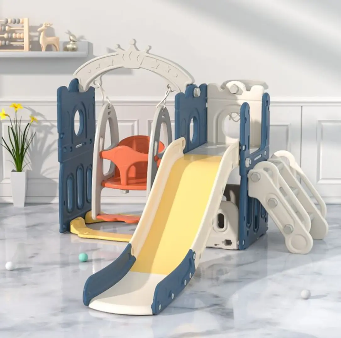 Luxury New Castle Swing & Slide